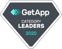 GetApp Category Leaders 2020 award badge