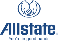 Allstate logo stacked with slogan