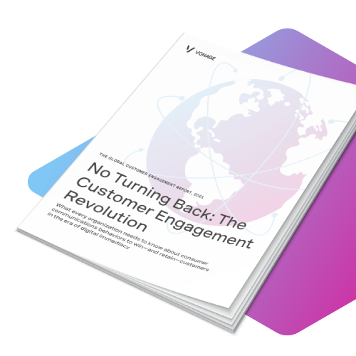 Cover of Global Customer Engagement Report 2021