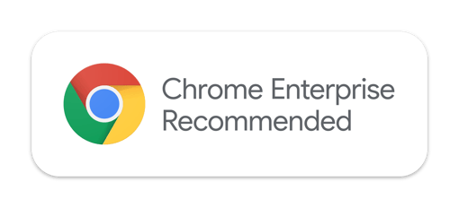 Google Chrome Enterprise Recommended Badge